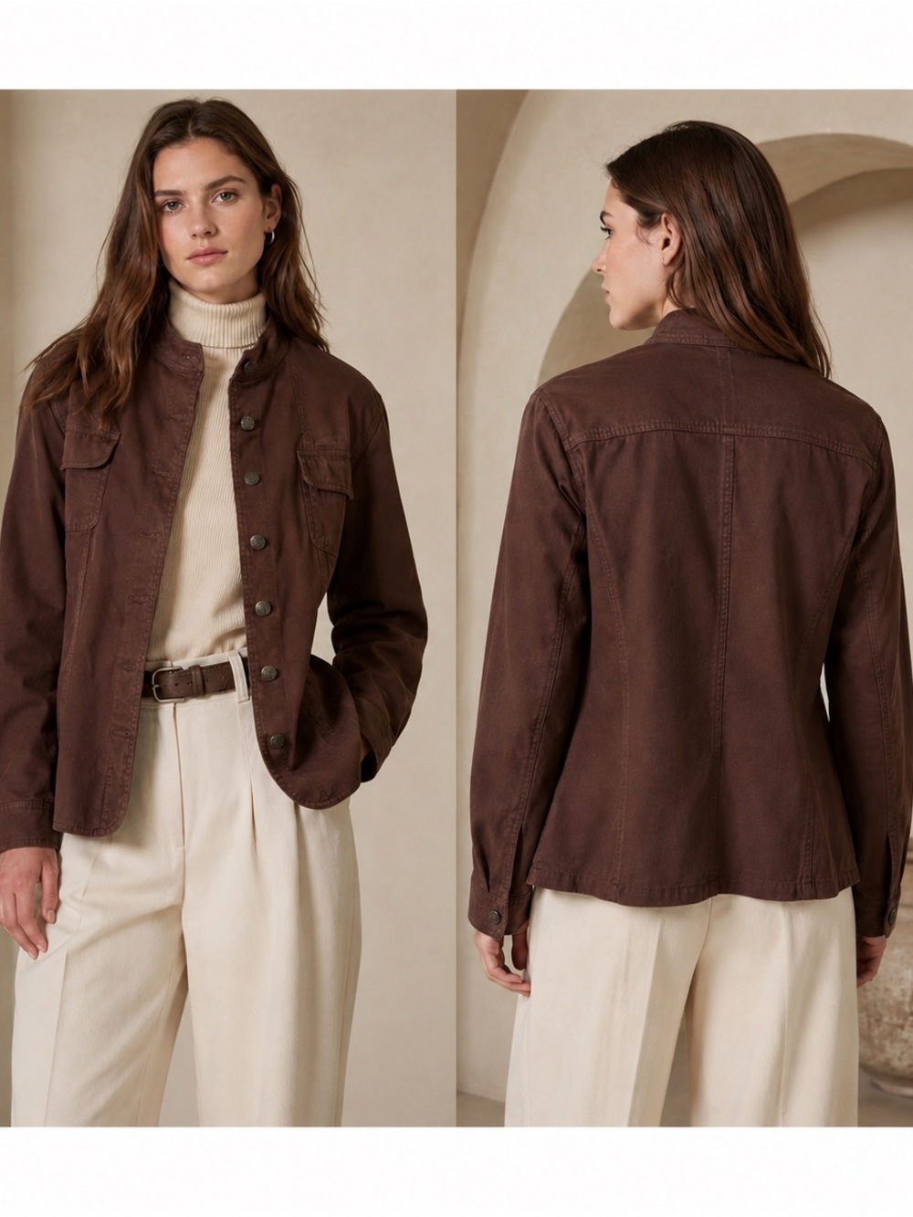 Vintage Chore Barn Jacket Chocolate Brown 1X
